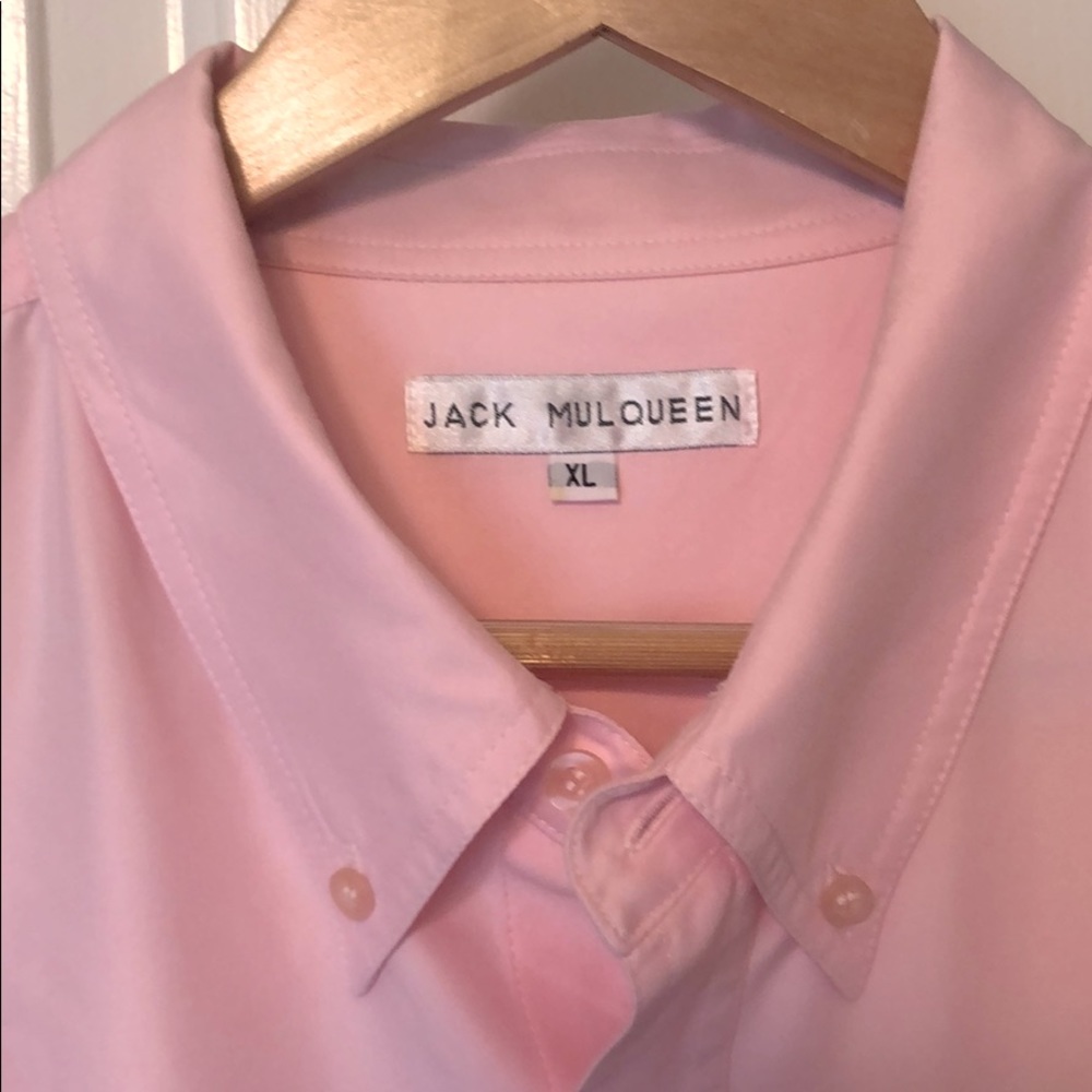 Pink men’s Jack Mulqueen L/S button down XL shirt